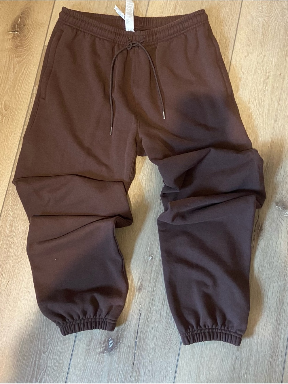 ALO Women’s Brown Drawstring Jogger Pants SZ S